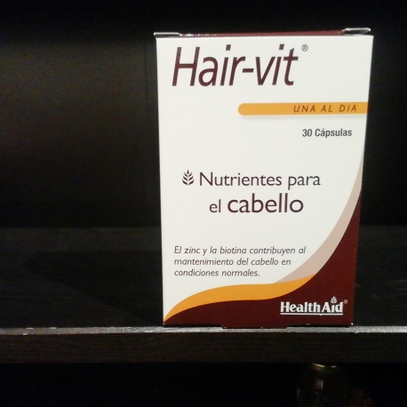 Hair-Vit Nutrients per al Cabell 30caps HealthAid 